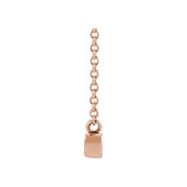 14KT Rose Gold Petite Script Mama 18" Necklace