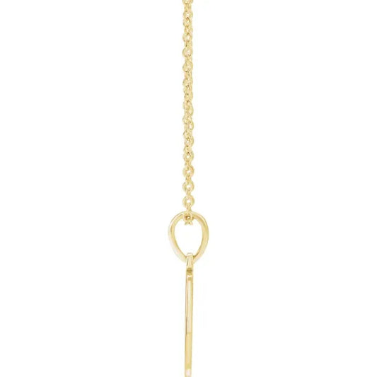 14K Yellow Gold Hold You Forever® 16-18" Necklace