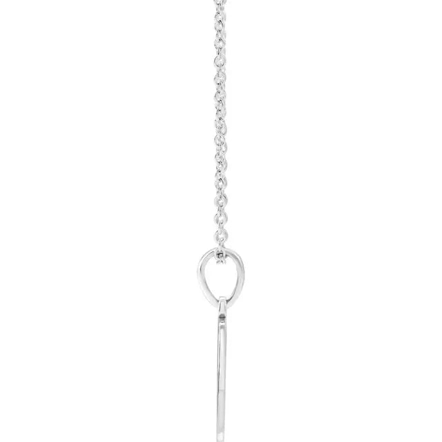 14K White Gold Hold You Forever® 16-18" Necklace