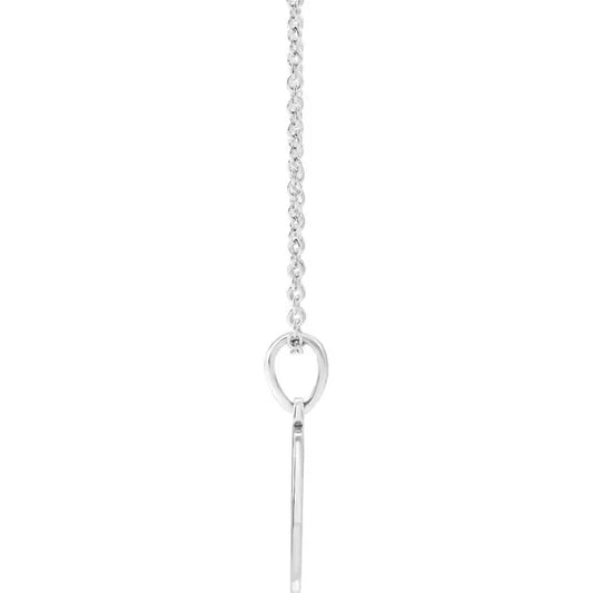 14K White Gold Hold You Forever® 16-18" Necklace