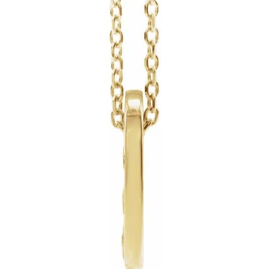 14K Yellow Gold .07 CTW Natural Diamond Loop Family 16-18" Necklace