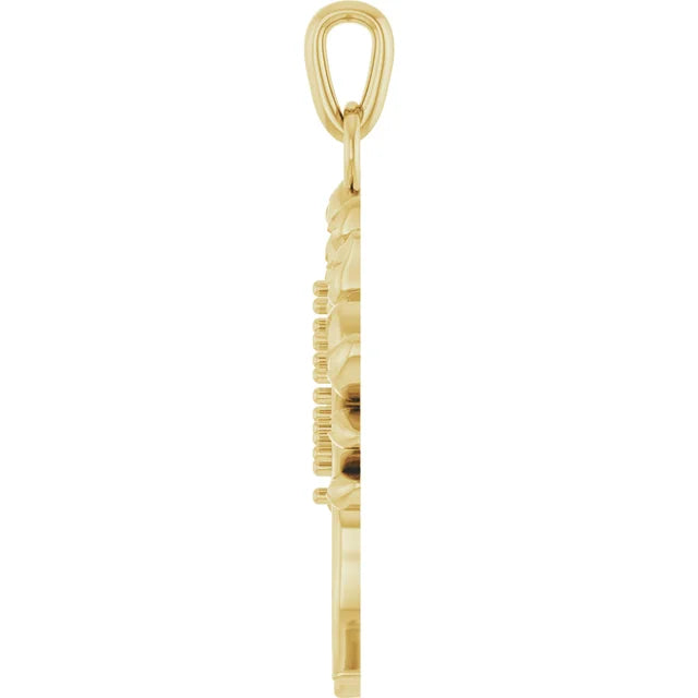 14K Yellow Gold My Tree™ Family Birthstone Necklace With 18" Chain