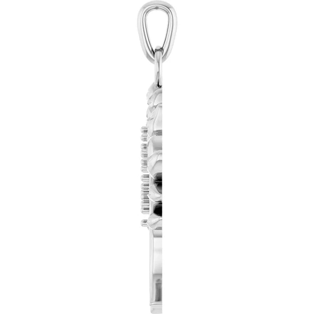 14K White Gold My Tree™ Family Birthstone Necklace With 18" Chain