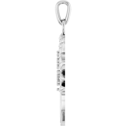 14K White Gold My Tree™ Family Birthstone Necklace With 18" Chain