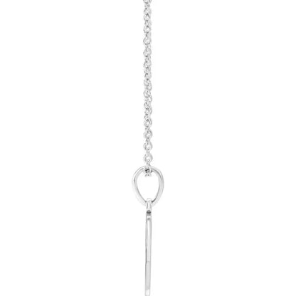 14K White Gold Hold You Forever® 16-18" Necklace